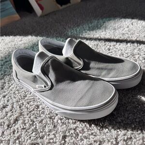 Vans Classic Gray Slip-On Shoes